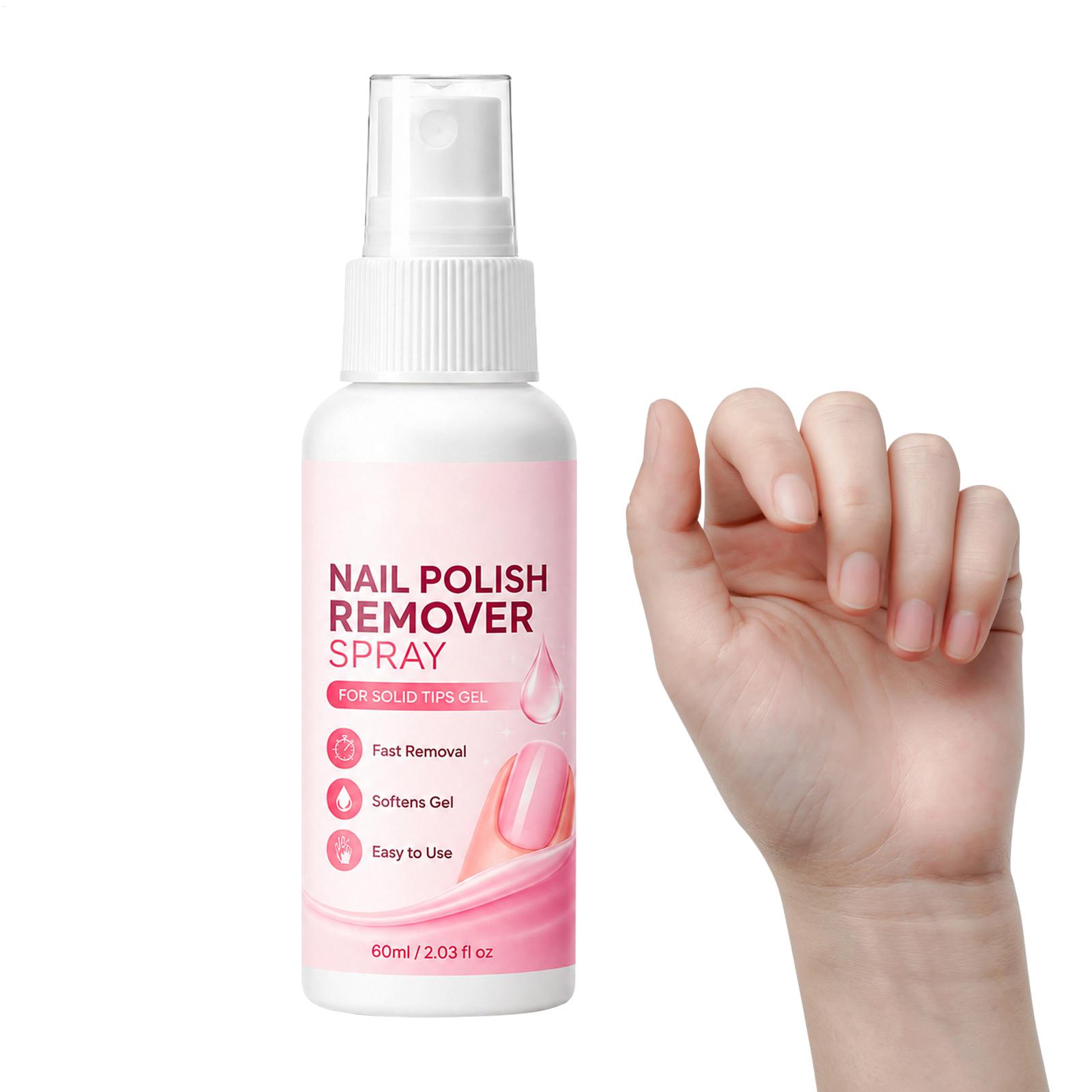 Nail Art Press On - Spray removedor de uñas de 60ml