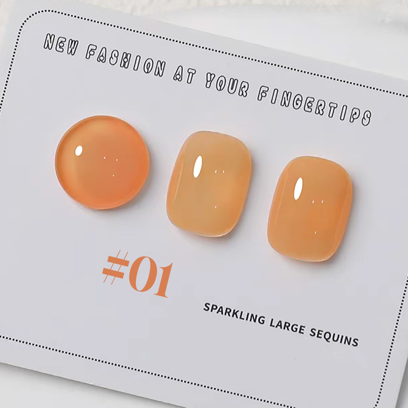 Nail Art Orange - 1-6 piezas PSK Nuevo Esmalte de