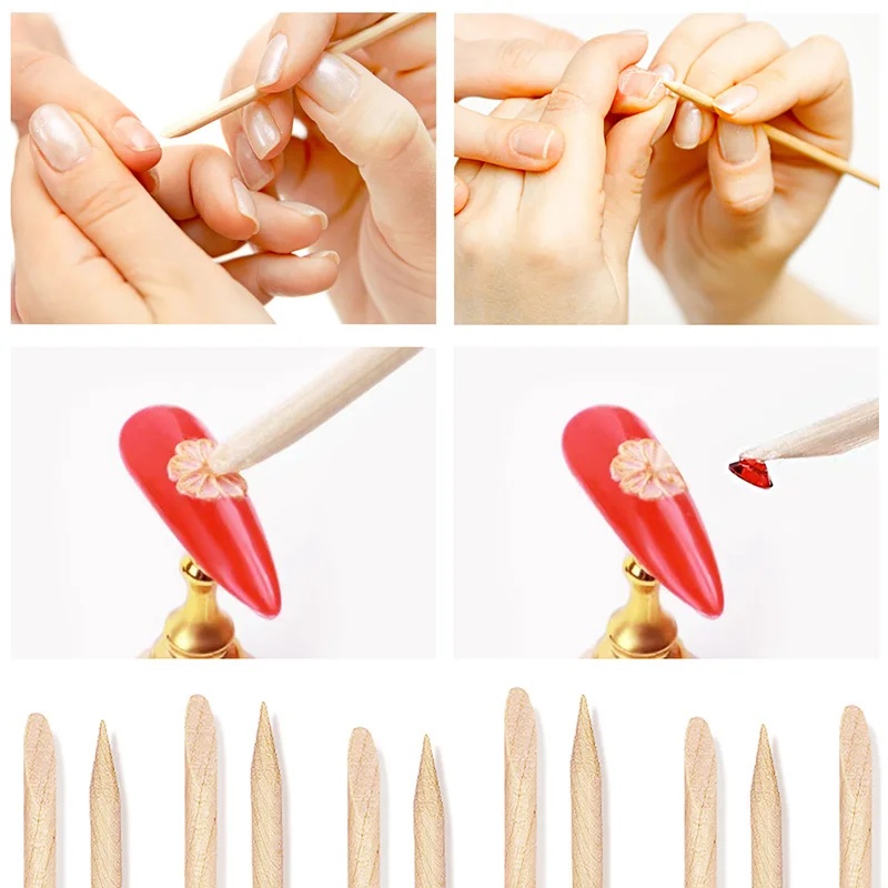 10-30 piezas de palitos de mad - Nail Art Orange reseña y precio