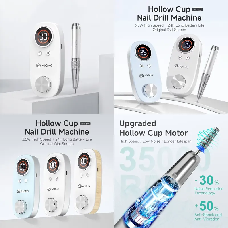 AMDMG Taladro de Uñas Profesio - Nail Drill Machine reseña y precio