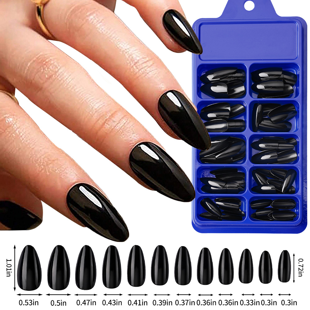 100 Uñas Postizas Almendradas  - Nail Art Pink reseña y precio