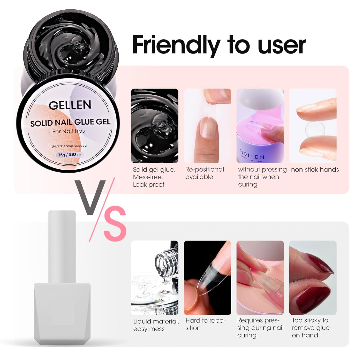 GELLEN - Gel Sólido para Uñas, - Nail Art Ombre reseña y precio