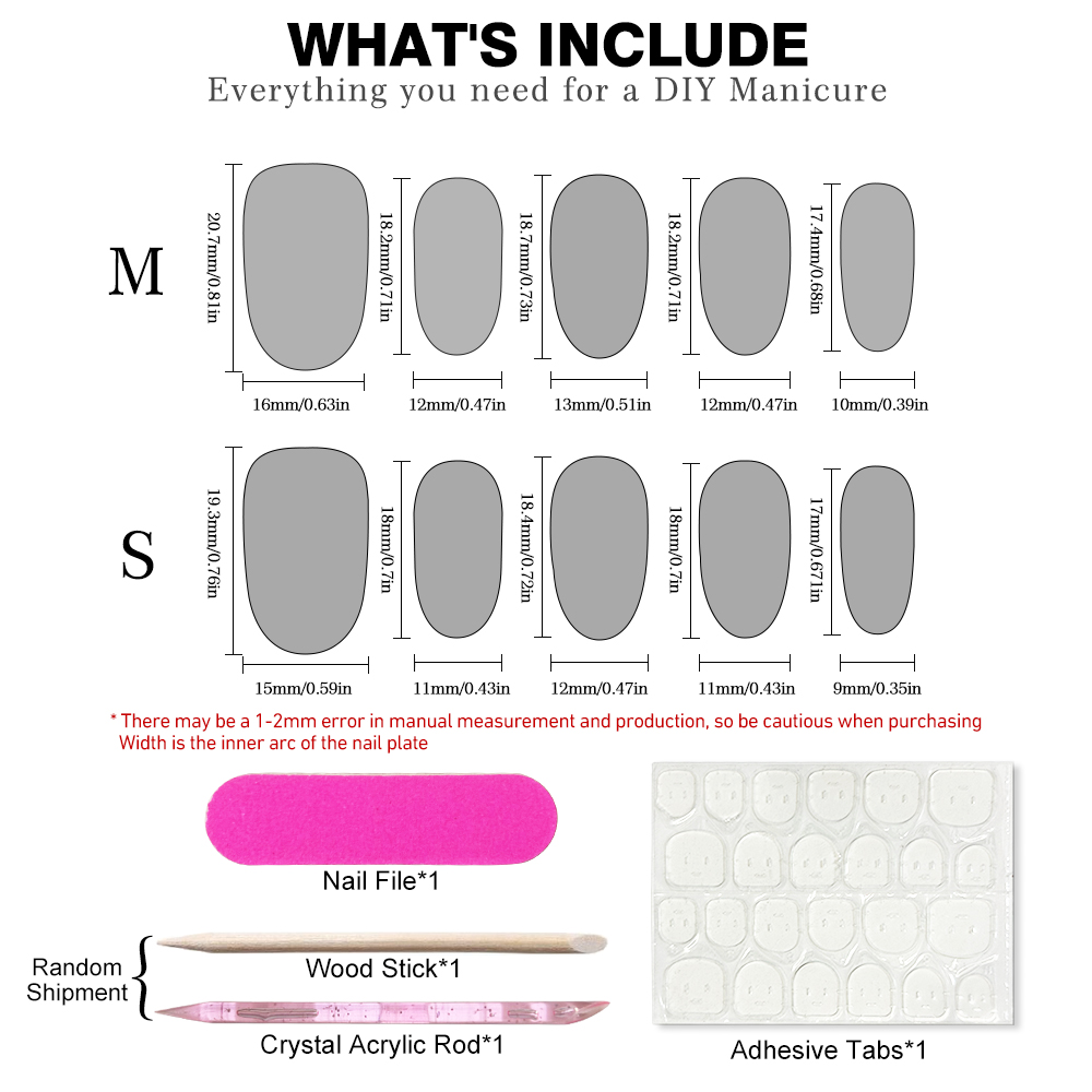 10 Uñas Postizas de Fantasía e - Nail Art Pink reseña y precio