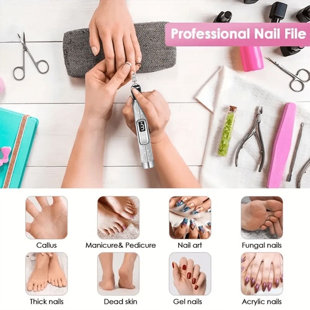 Taladro Eléctrico para Uñas de - Nail Drill Machine reseña y precio