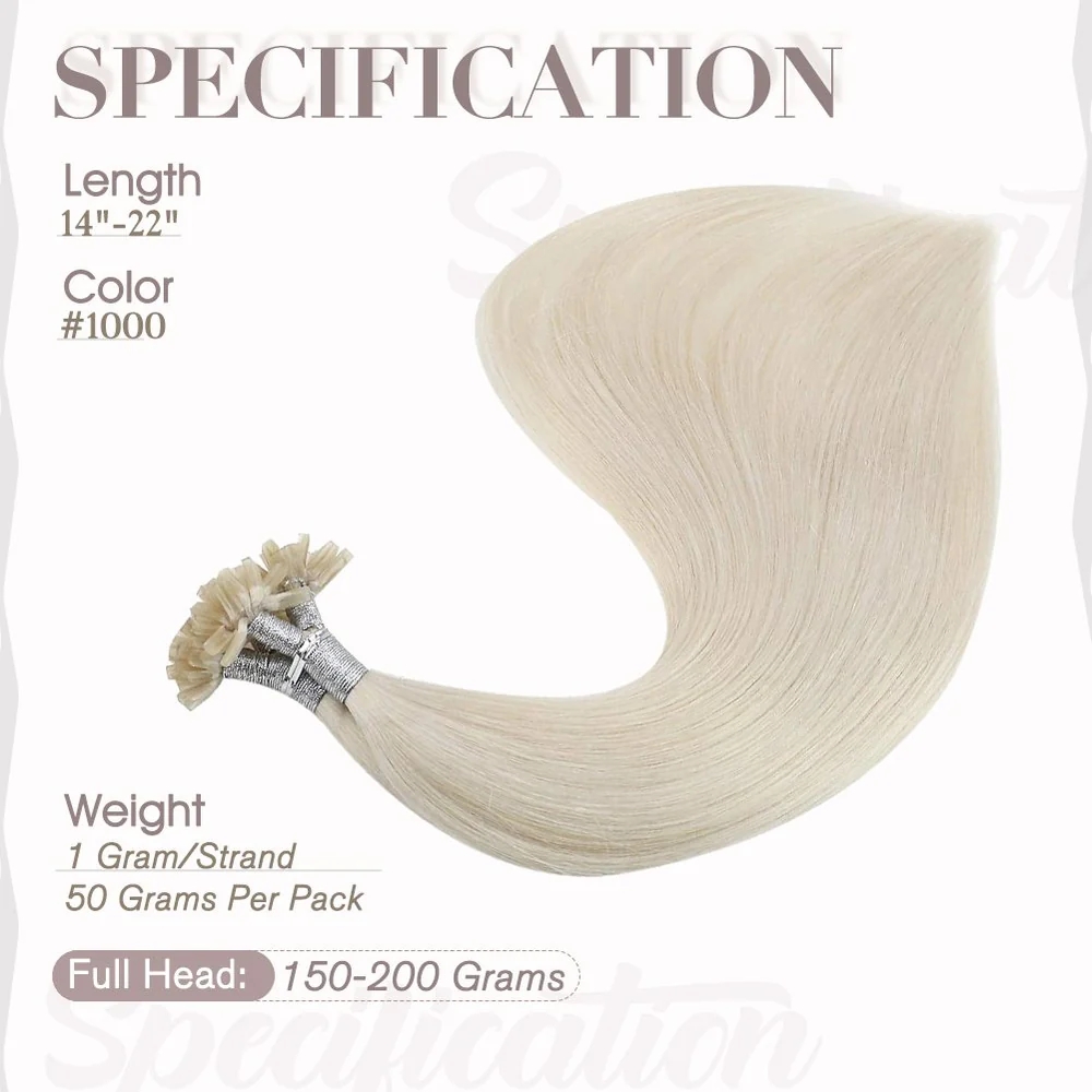 Extensiones de cabello de fusi - Nail Art Ombre reseña y precio