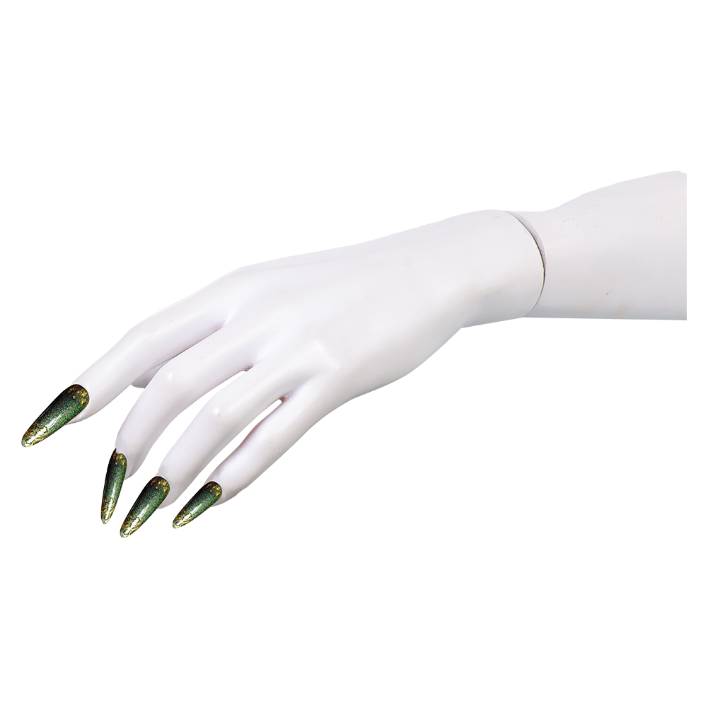 Uñas postizas verdes con detal - Nail Art Press On reseña y precio