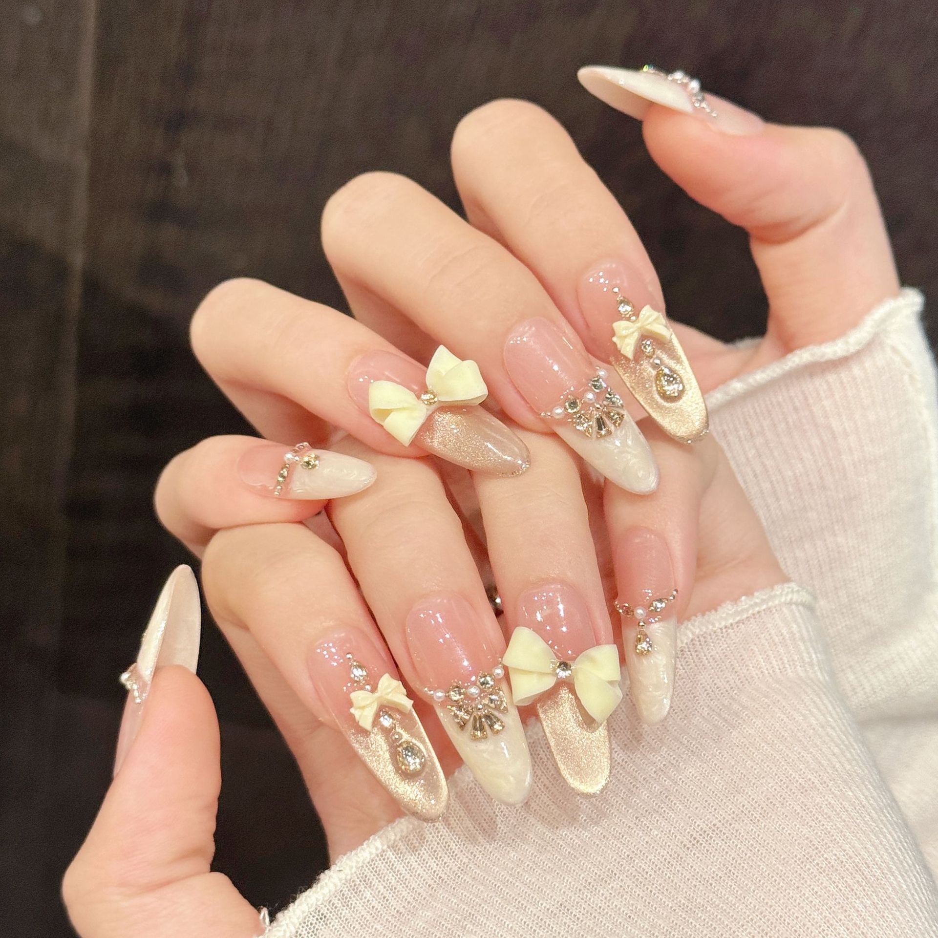 10 Uds. De uñas postizas hecha - Nail Art Press On reseña y precio
