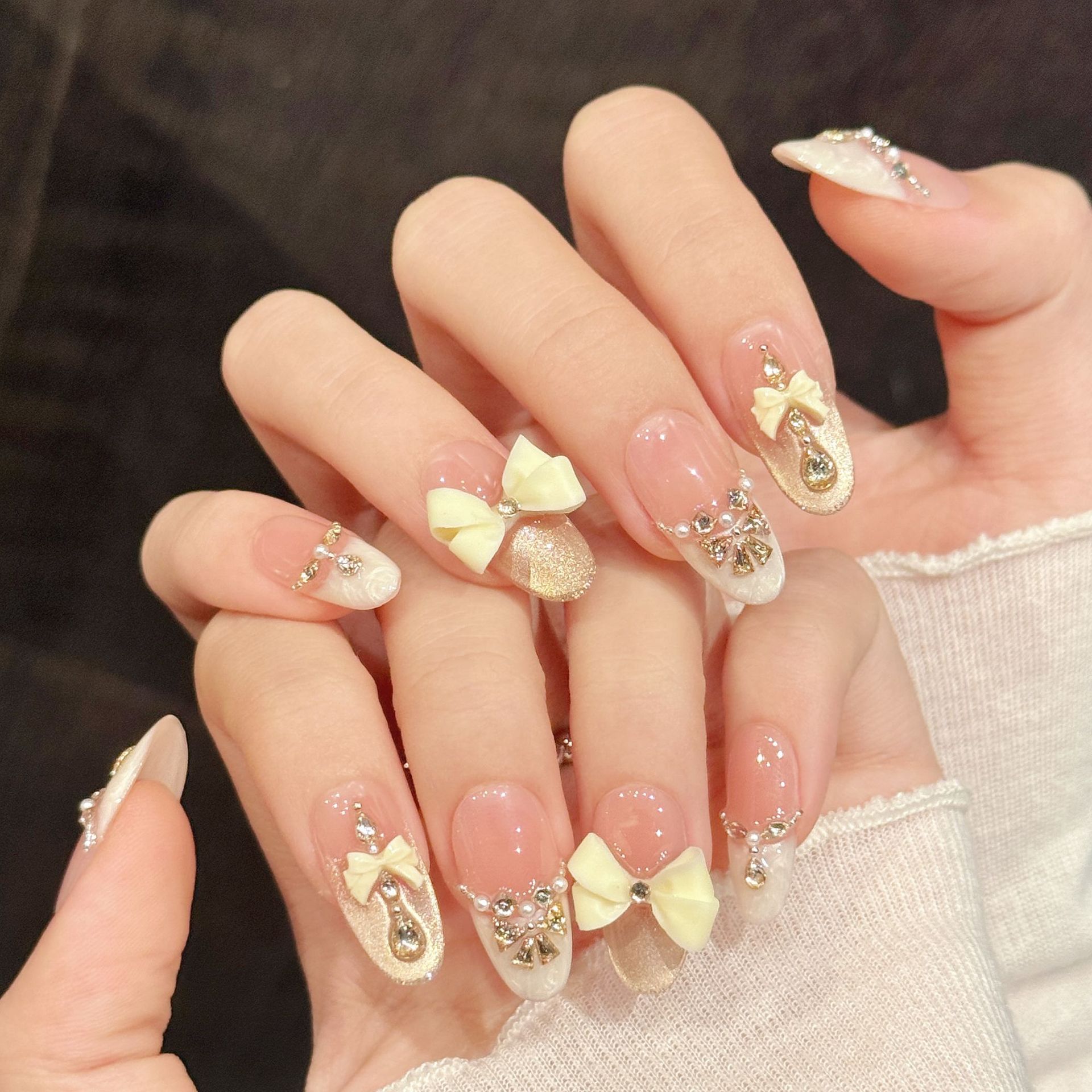 10 Uds. De uñas postizas hecha - Nail Art Press On reseña y precio