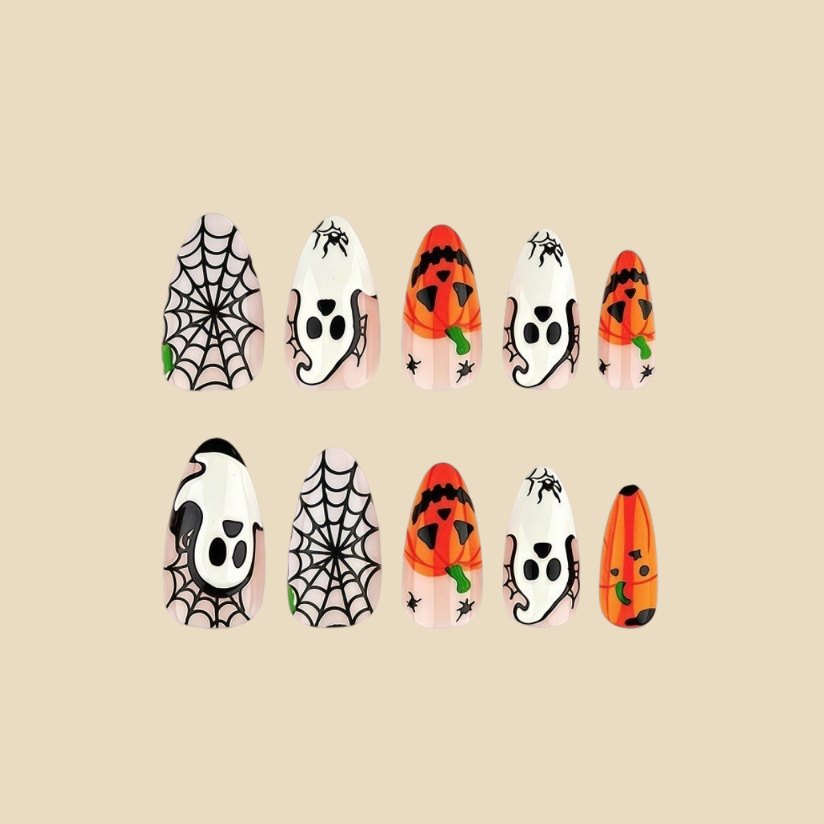 24 piezas de uñas postizas de  - Nail Art Press On reseña y precio