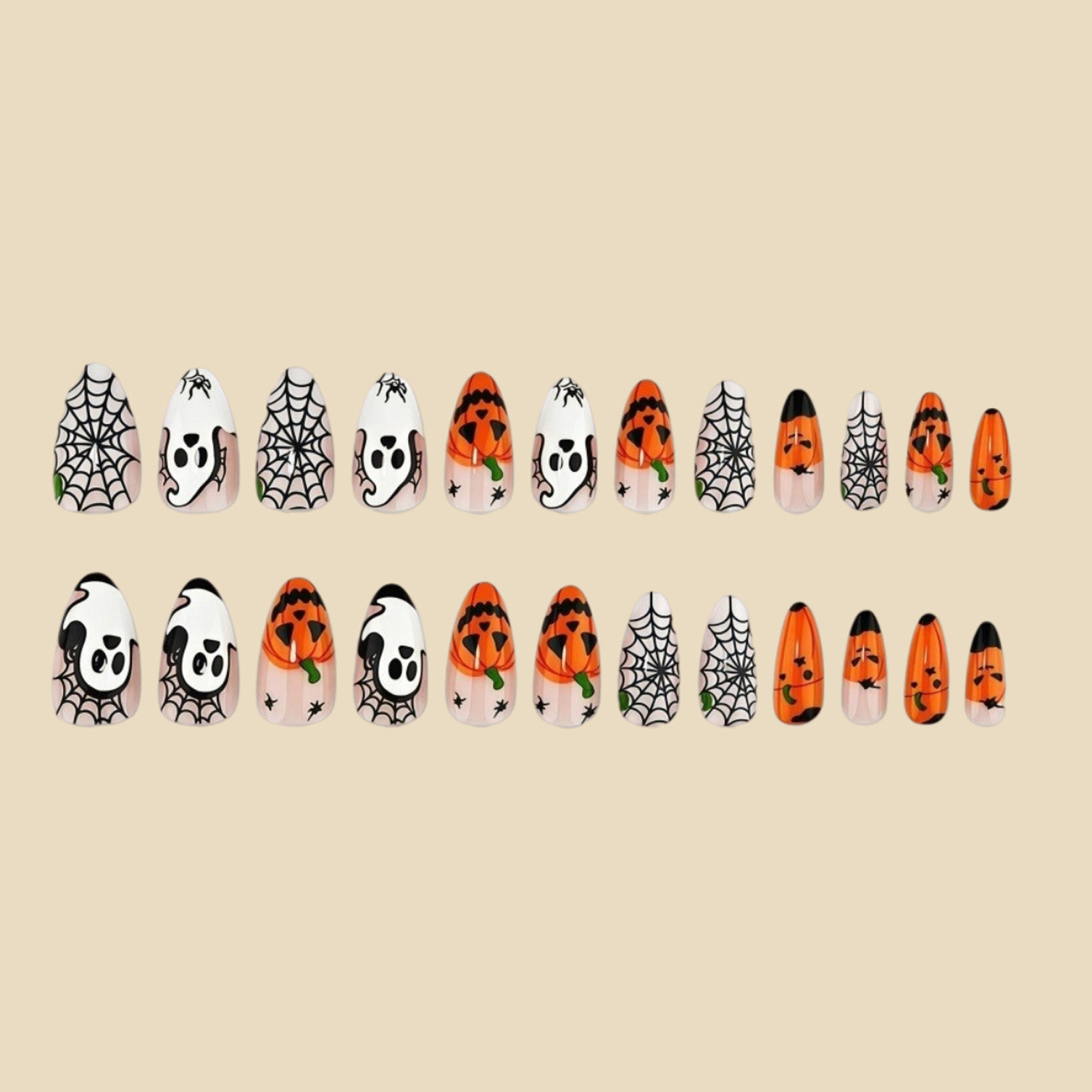 24 piezas de uñas postizas de  - Nail Art Press On reseña y precio