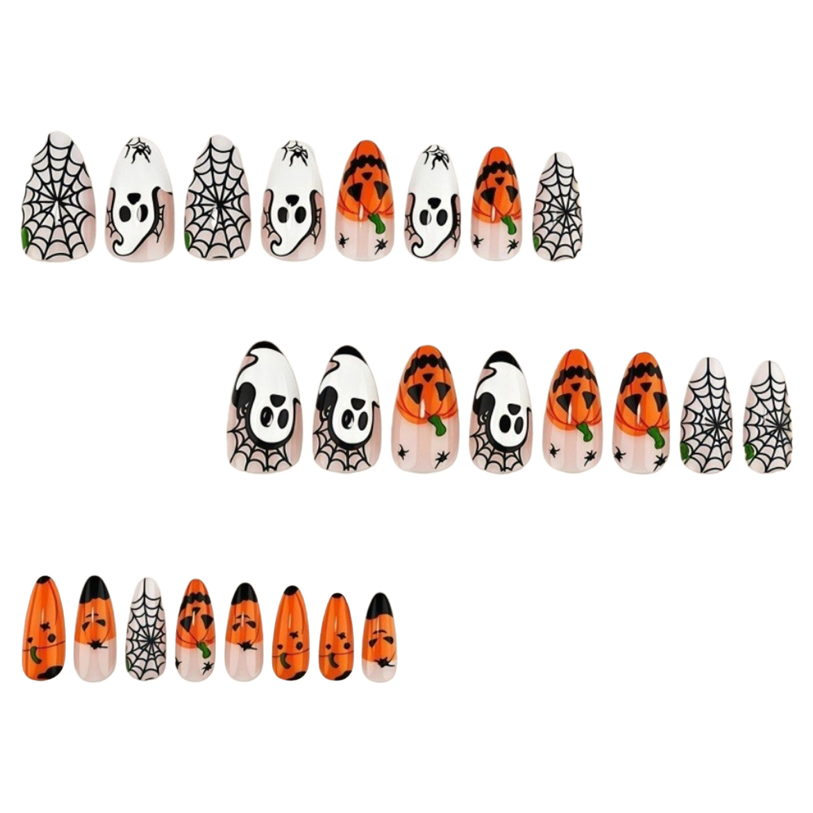 24 piezas de uñas postizas de  - Nail Art Press On reseña y precio