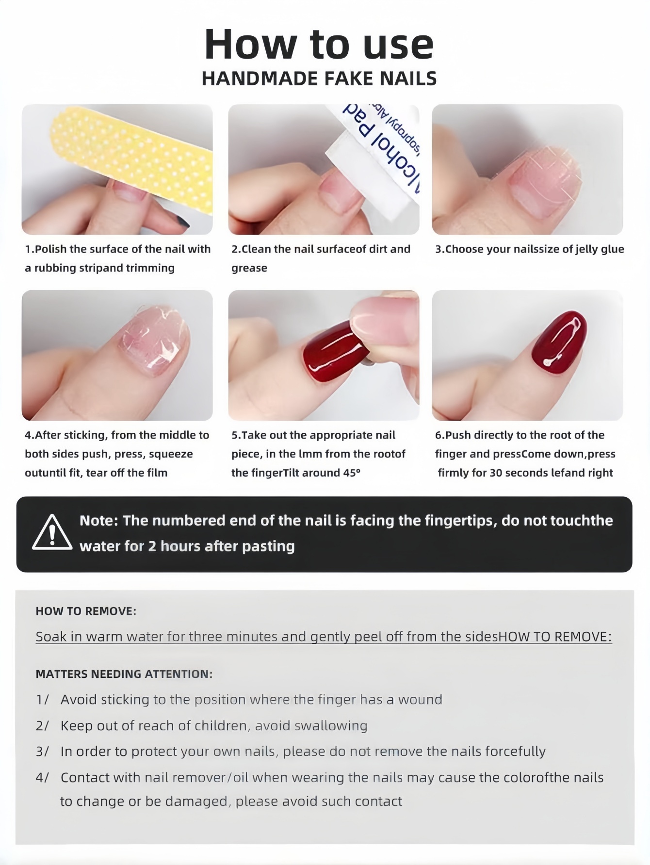 10 Uñas Postizas Largas Trapez - Nail Art Pink reseña y precio