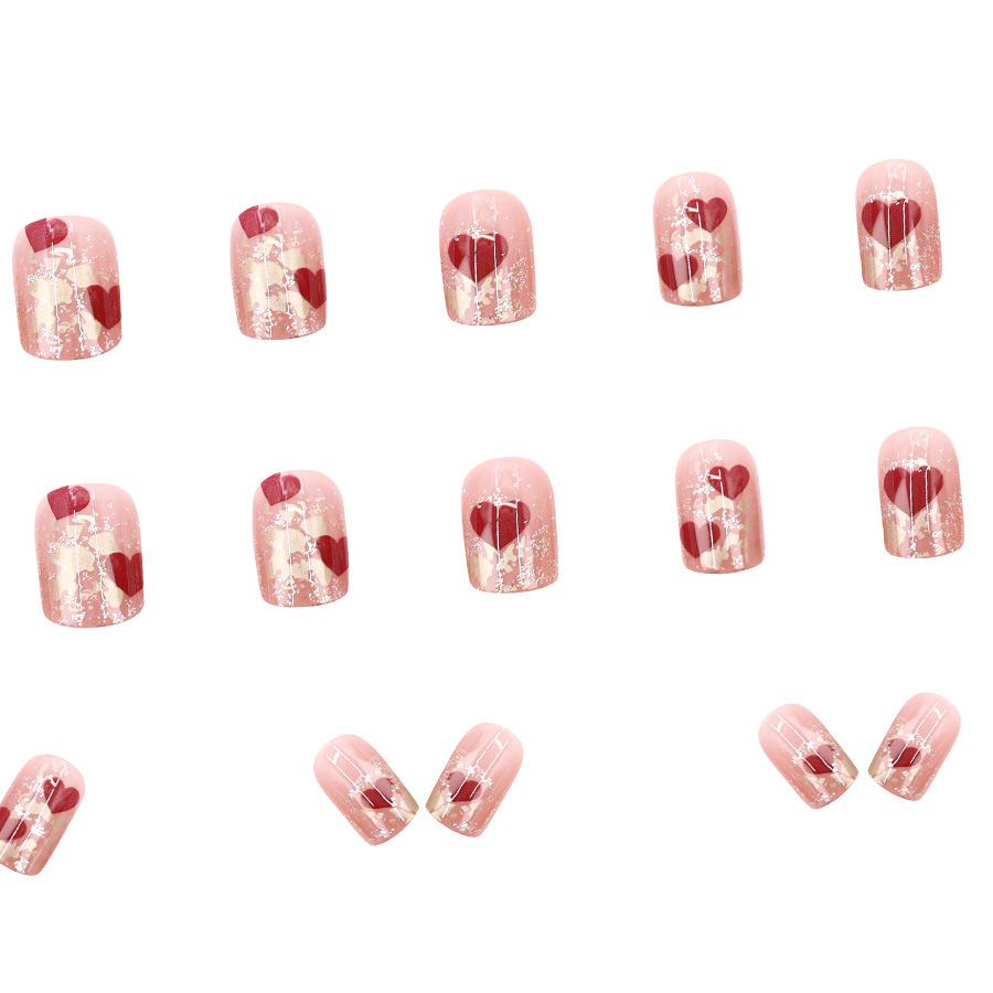 Juego de 24 Uñas Postizas Cort - Nail Art Press On reseña y precio