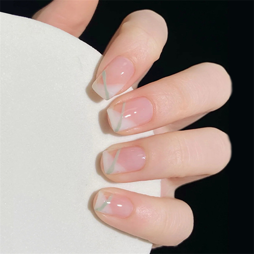 Juego de 24 Uñas Postizas Acrí - Nail Art Pink reseña y precio