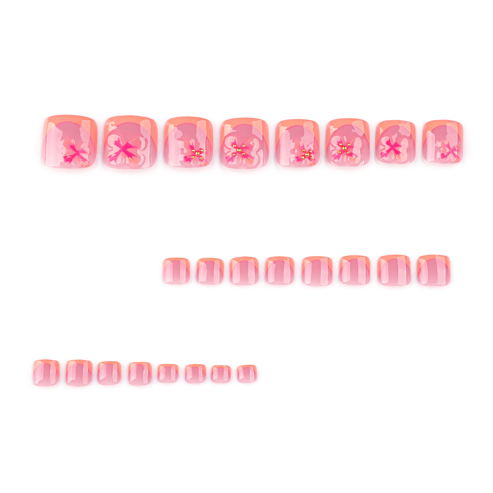 24 Uds. De uñas postizas con d - Nail Art Press On reseña y precio