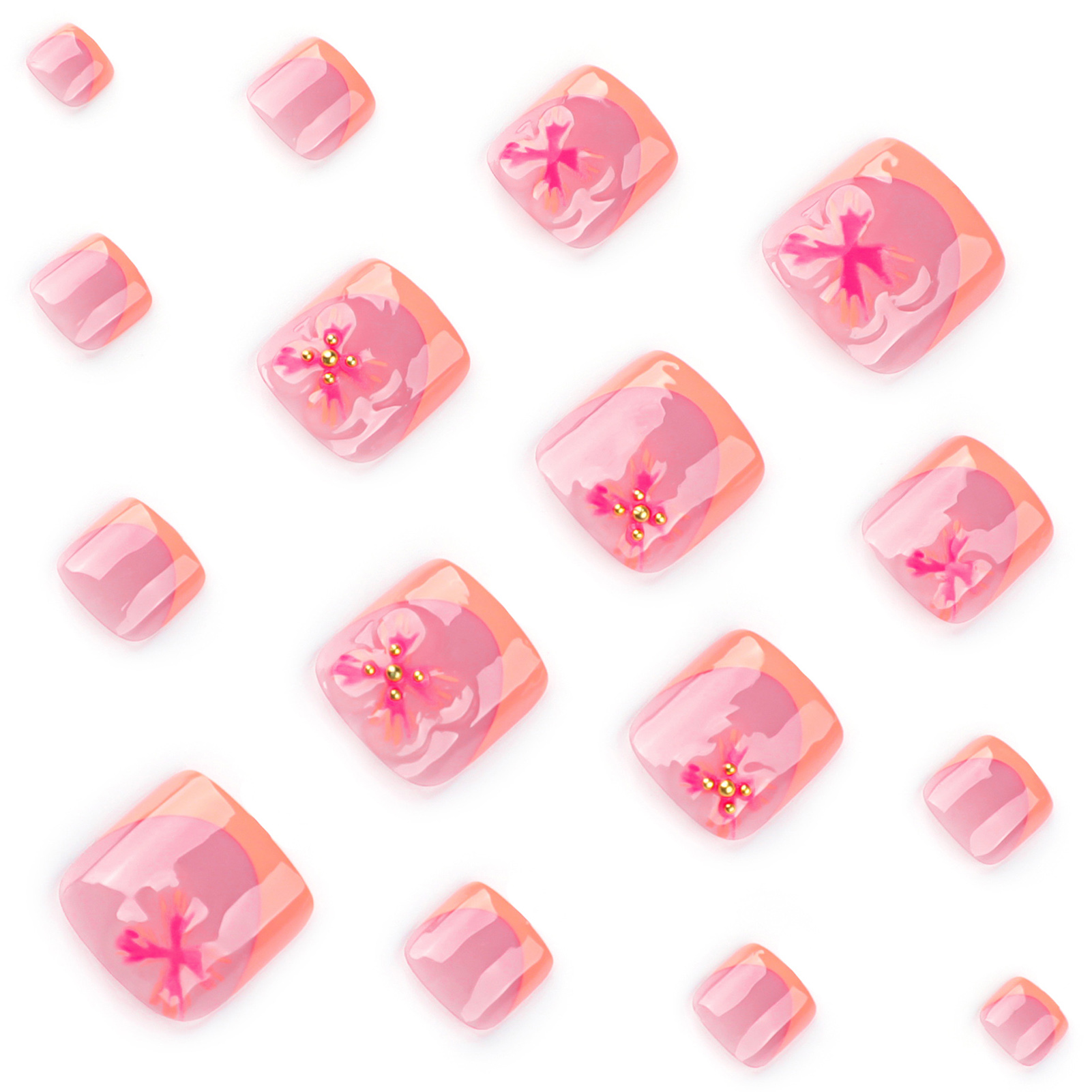 24 Uds. De uñas postizas con d - Nail Art Press On reseña y precio