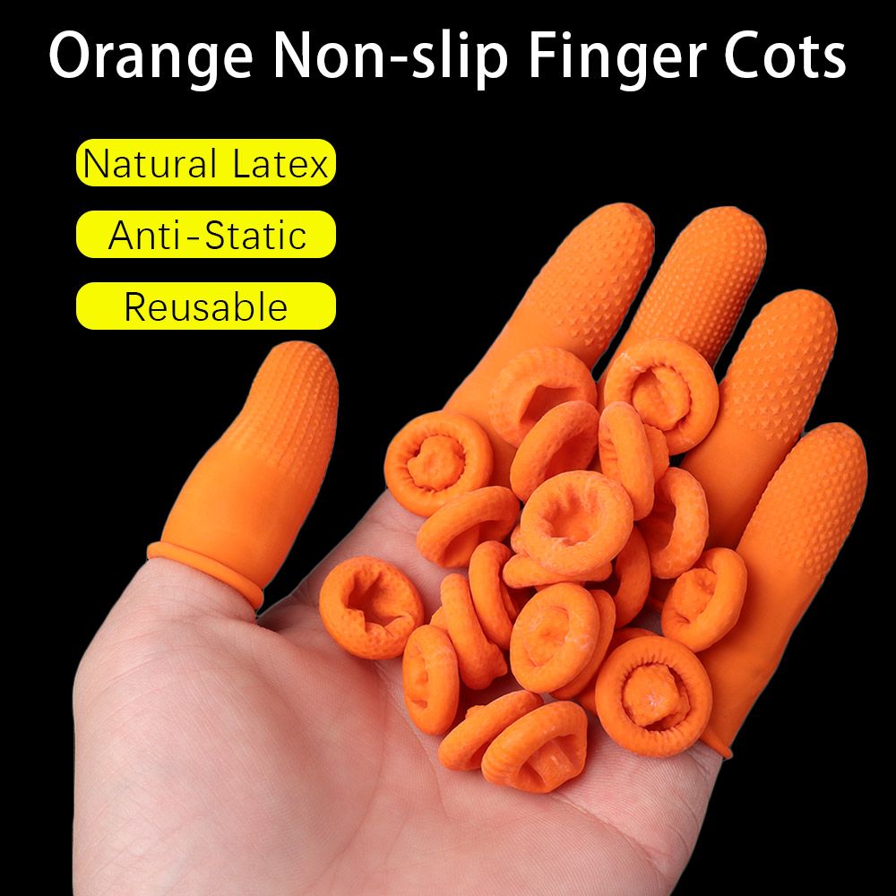 100 unidades de guantes de gom - Nail Art Orange reseña y precio