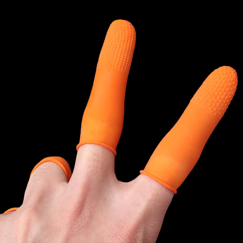 100 unidades de guantes de gom - Nail Art Orange reseña y precio