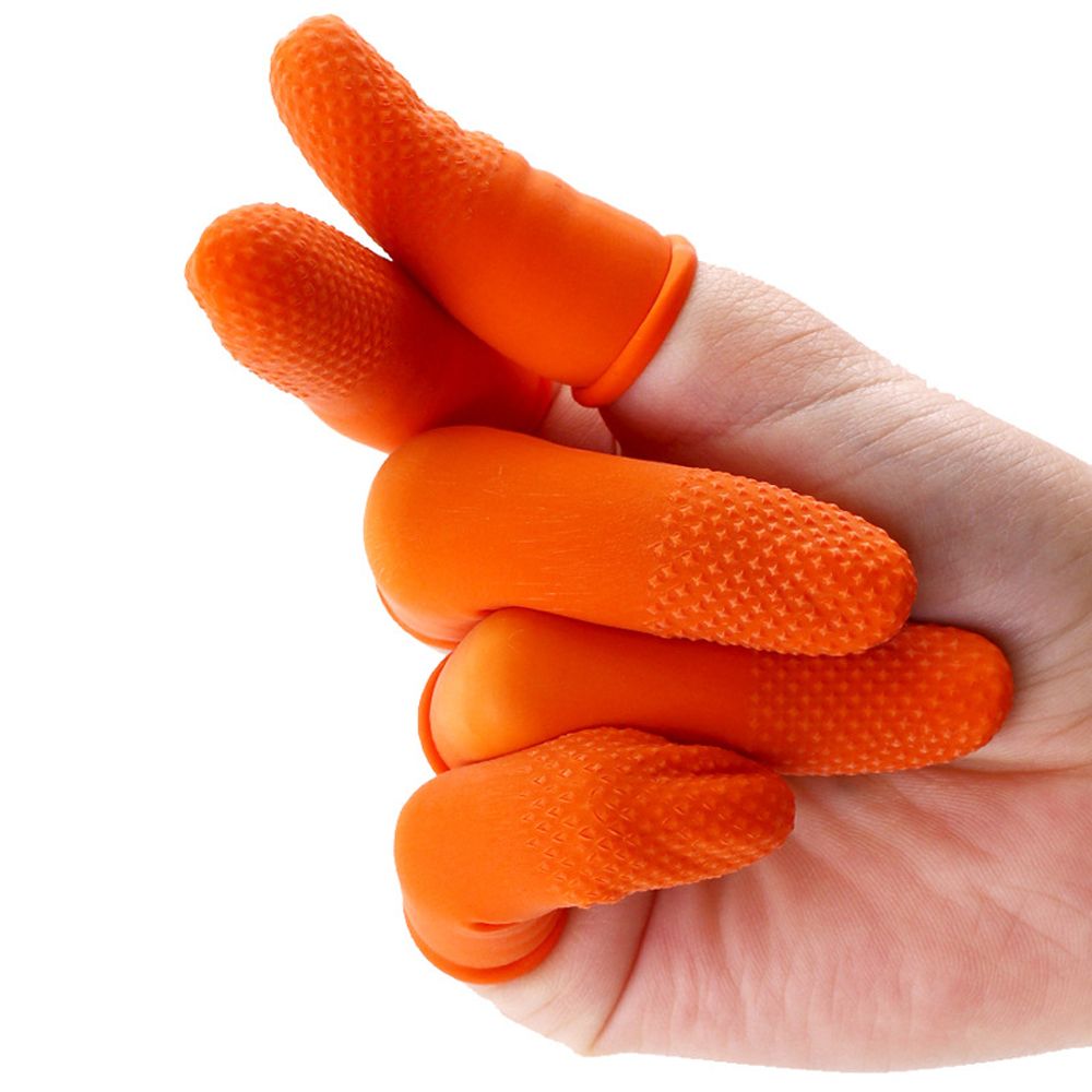 100 unidades de guantes de gom - Nail Art Orange reseña y precio