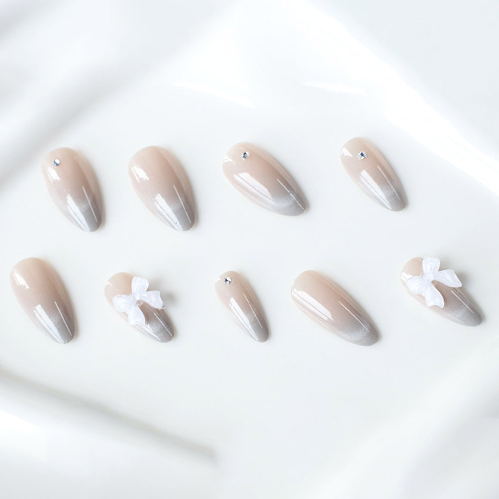 24 Uñas Postizas de Almendra c - Nail Art Press On reseña y precio