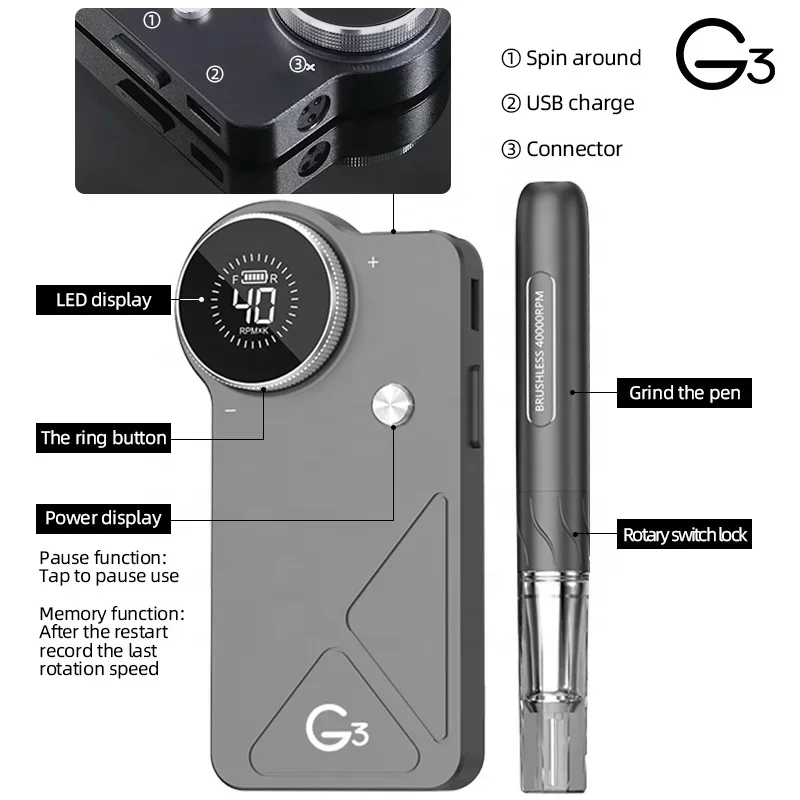 Oxxi UV G3 40000 rpm Motor sin - Nail Drill Machine reseña y precio