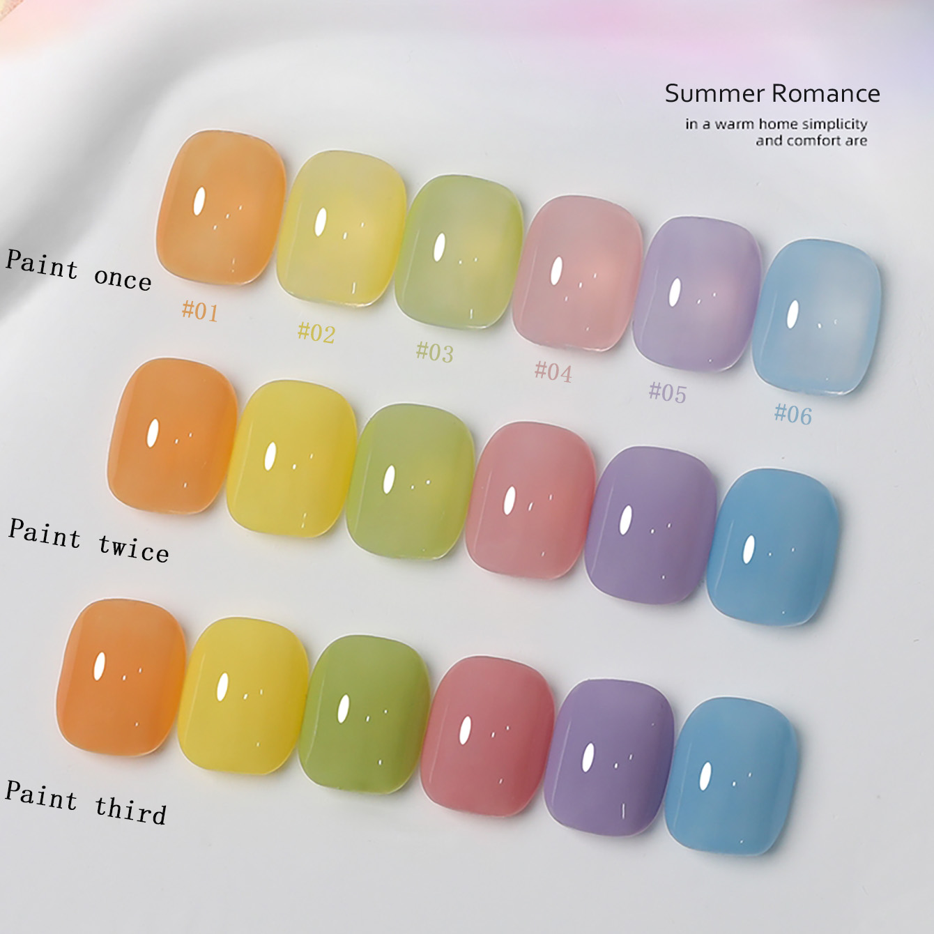1-6 piezas PSK Nuevo Esmalte d - Nail Art Orange reseña y precio