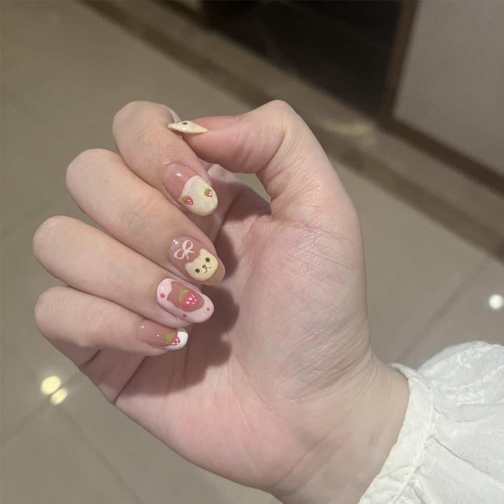 10 Uds. de Uñas Postizas Almen - Nail Art Press On reseña y precio